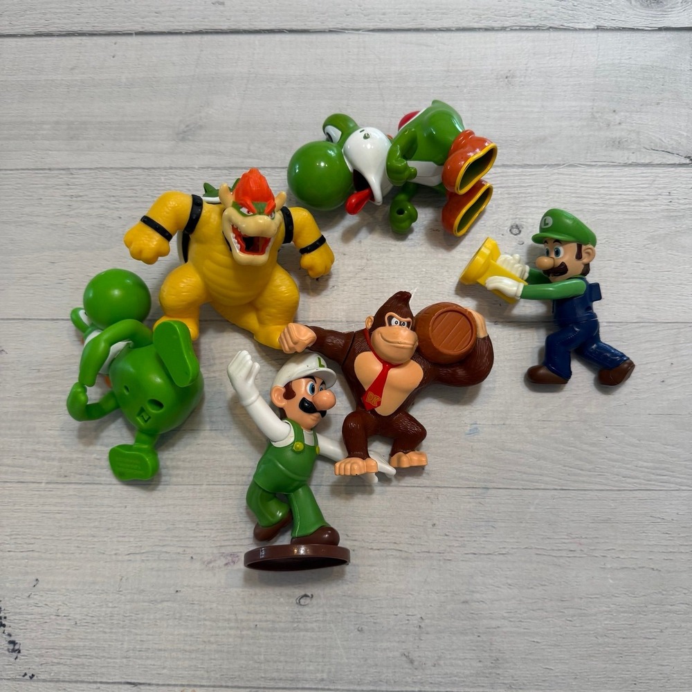 Super Mario brothers misc McDonald's happy meal toys